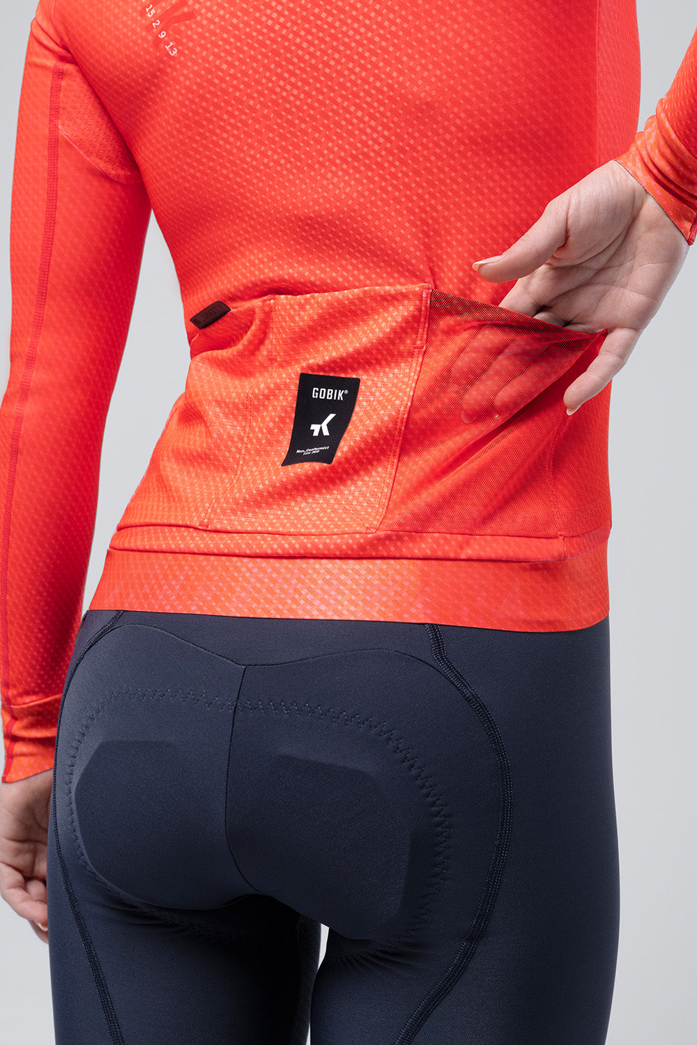 LONG SLEEVE JERSEY HYDER WOMEN VERMILION 