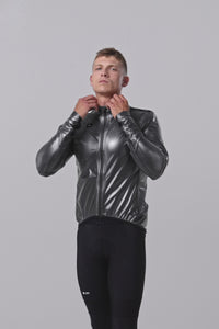 LIGHTWEIGHT WATERPROOF JACKET PLUVIA 2.0 UNISEX TRUE BLACK 