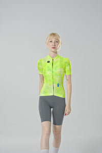 MAILLOT MANCHES COURTES STARK FEMME CITRUS 