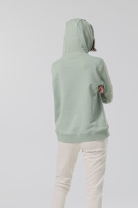 FELPA CON CAPPUCCIO TRAILBLAZE DONNA ICEBERG GREEN 