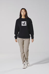 SWEATSHIRT HOVER UNISEX BLACK 