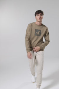 SWEATSHIRT HOVER UNISEX HERB 
