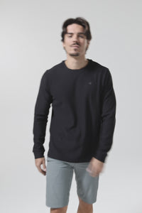 SWEATSHIRT POLARTEC AIRPEAK UNISEX JET BLACK 