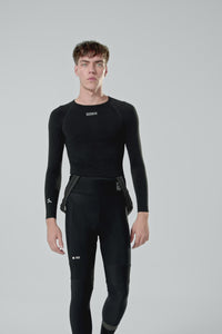 FUNKTIONSUNTERHEMDEN LANGARM WINTER MERINO HERREN COAL 