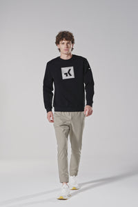 SWEATSHIRT HOVER UNISEX BLACK 