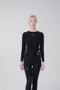SOUS MAILLOT MANCHES LONGUES WINTER MERINO FEMME COAL 