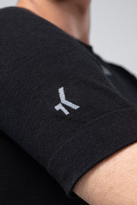 CAMISETA INTERIOR MANGA CORTA WINTER MERINO HOMBRE COAL