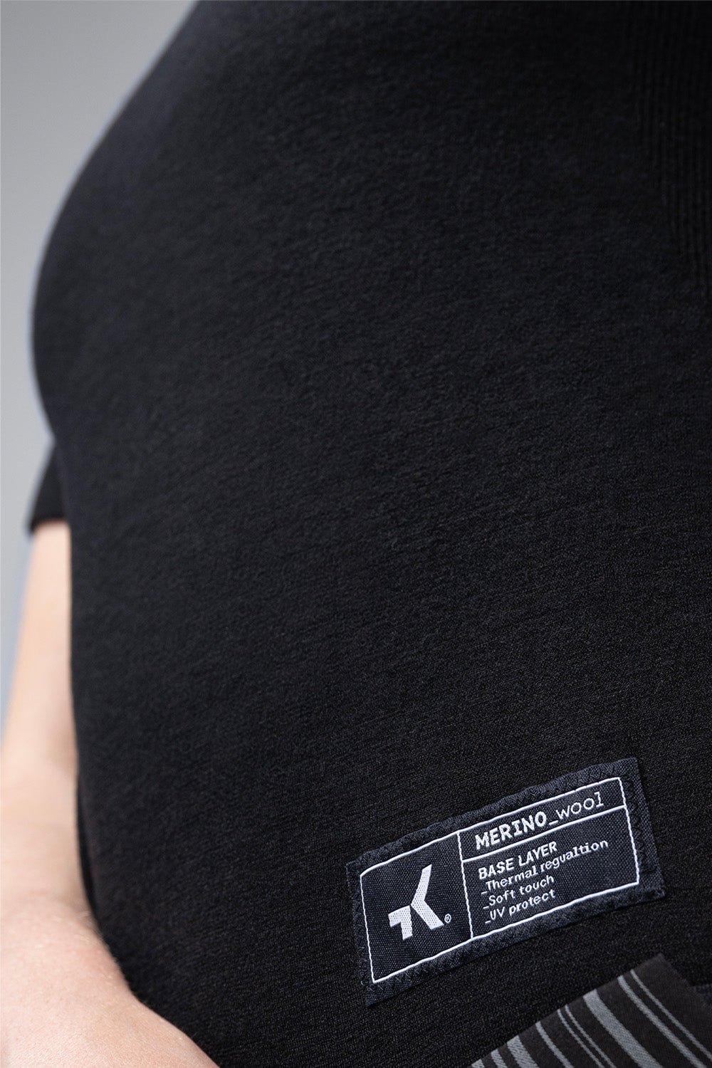 CAMISETA INTERIOR MANGA CORTA WINTER MERINO HOMBRE COAL