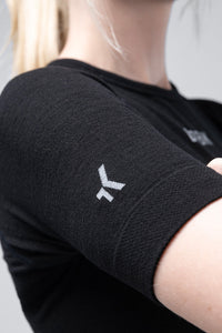 CAMISETA INTERIOR MANGA CORTA WINTER MERINO MUJER COAL