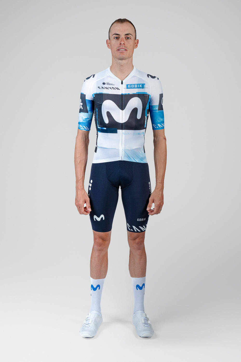 MAILLOT MANCHES COURTES INFINITY HOMME MOVISTAR TEAM 25