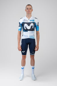 MAILLOT MANCHES COURTES INFINITY HOMME MOVISTAR TEAM 25 