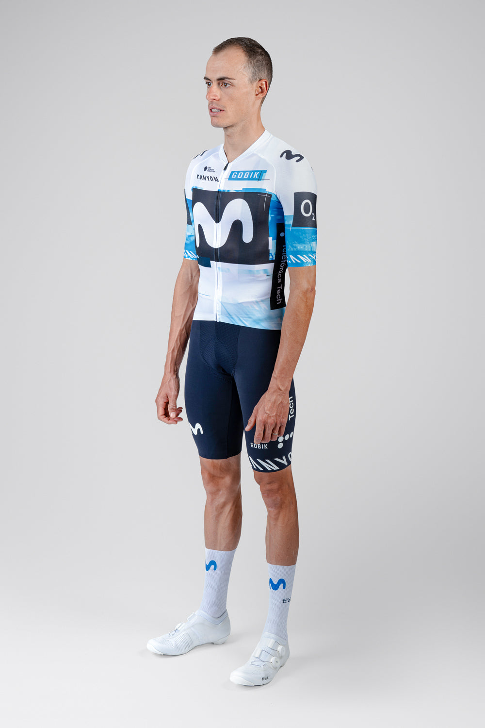 MAILLOT MANCHES COURTES INFINITY HOMME MOVISTAR TEAM 25