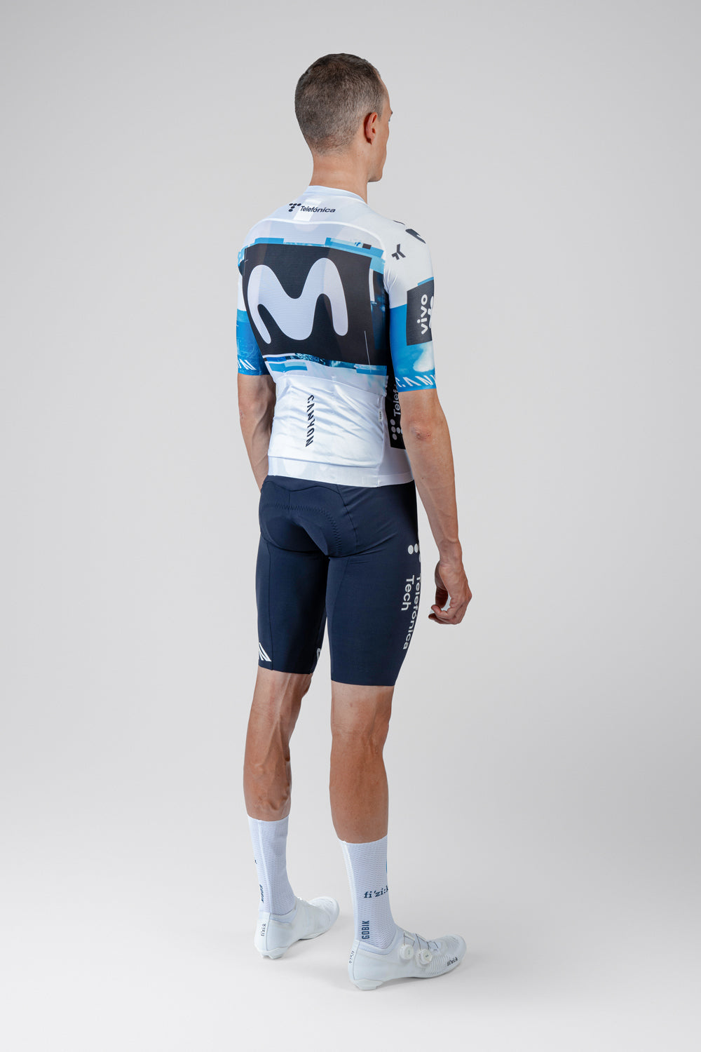 MAILLOT MANCHES COURTES INFINITY HOMME MOVISTAR TEAM 25