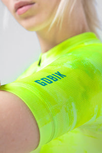 MAILLOT MANCHES COURTES STARK FEMME CITRUS 