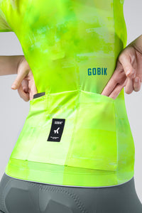 MAILLOT MANCHES COURTES STARK FEMME CITRUS 
