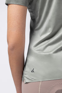 TECHNICAL TEE TECH WOMEN CEDAR CHECK 