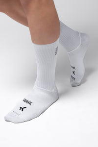 Chaussettes de volley-ball VSK500 Mid blanches ALLSIX Chaussettes de volley-ball VSK500 Mid blanches ALLSIX
