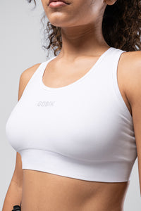 TOP SEAMLESS LITHE WOMEN CHALK 