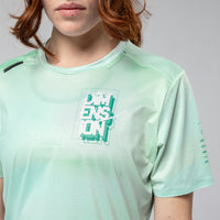 CAMISETA MANGA CORTA TECH MUJER HINT GREEN