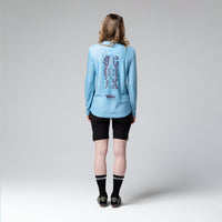 T-SHIRT TECNICA MANICHE LUNGHE TERRAIN DONNA GRAY MIST 