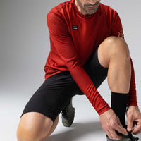 T-SHIRT TECNICA MANICHE LUNGHE TERRAIN UOMO ROOIBOS 