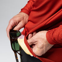 T-SHIRT TECNICA MANICHE LUNGHE TERRAIN UOMO ROOIBOS 