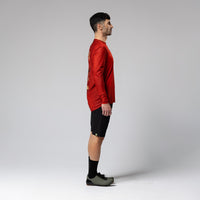 T-SHIRT TECNICA MANICHE LUNGHE TERRAIN UOMO ROOIBOS 