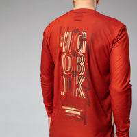 T-SHIRT TECNICA MANICHE LUNGHE TERRAIN UOMO ROOIBOS 