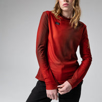 T-SHIRT TECNICA MANICHE LUNGHE TERRAIN DONNA ROOIBOS 